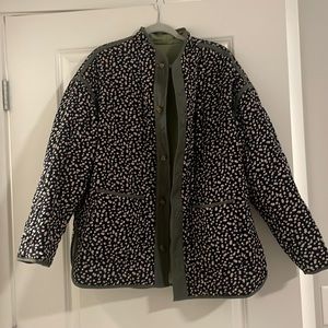 Quilted Floral Reversible Jacket